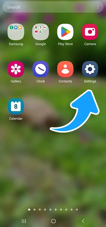 Step 1 - Open Android Settings