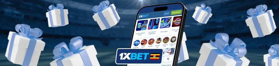 1xBet mobile welcome bonus and other promotions in Uganda